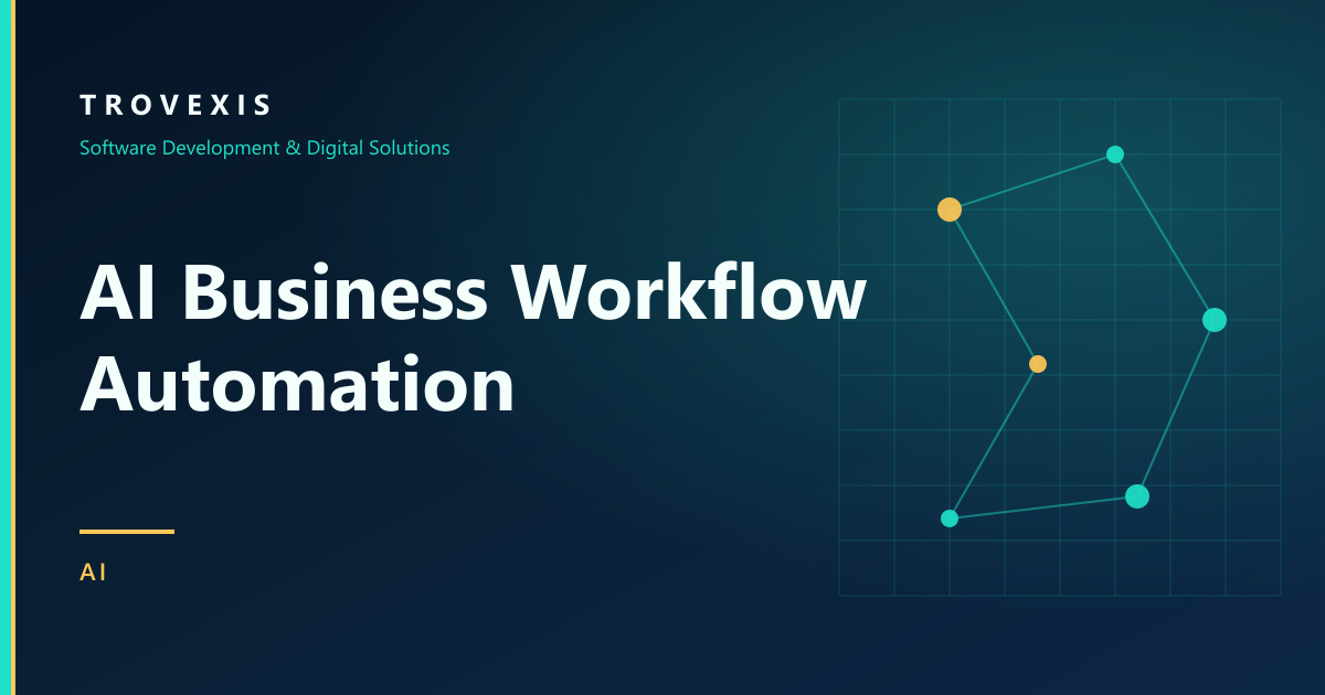 AI business workflow automation — Trovexis insights on practical AI in operations